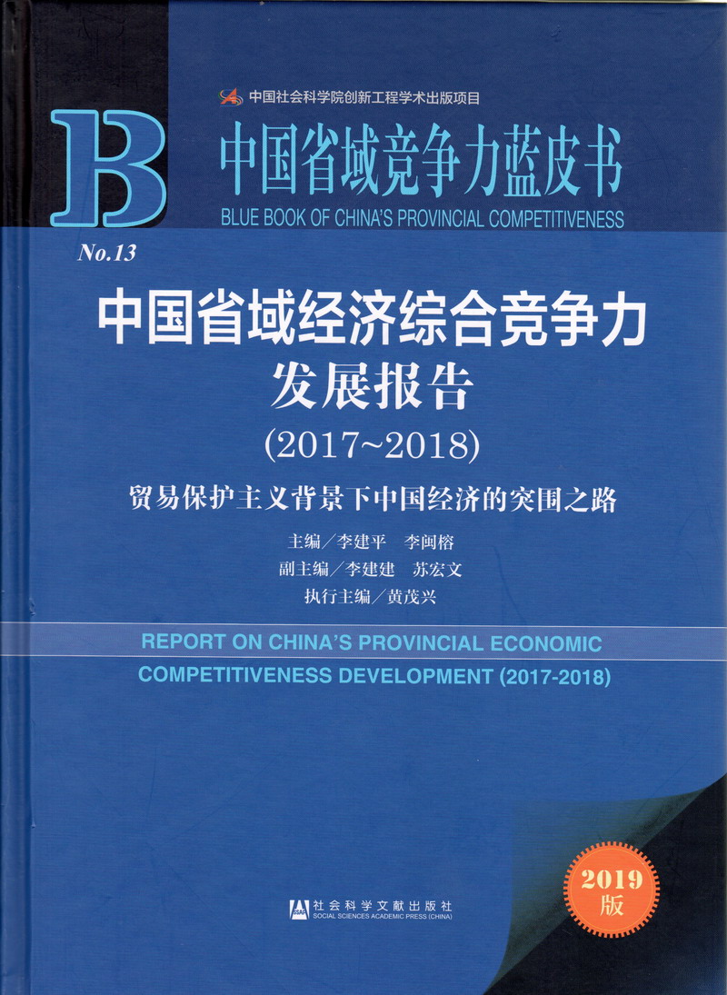 操死你骚逼视频中国省域经济综合竞争力发展报告（2017-2018）